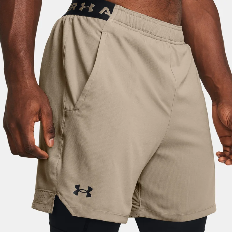 Under Armour Brown Men's Vanish Woven 2-in-1 Shorts for Men | Best Price UAE